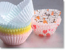 baking cups with prints