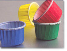 colored souffle cups